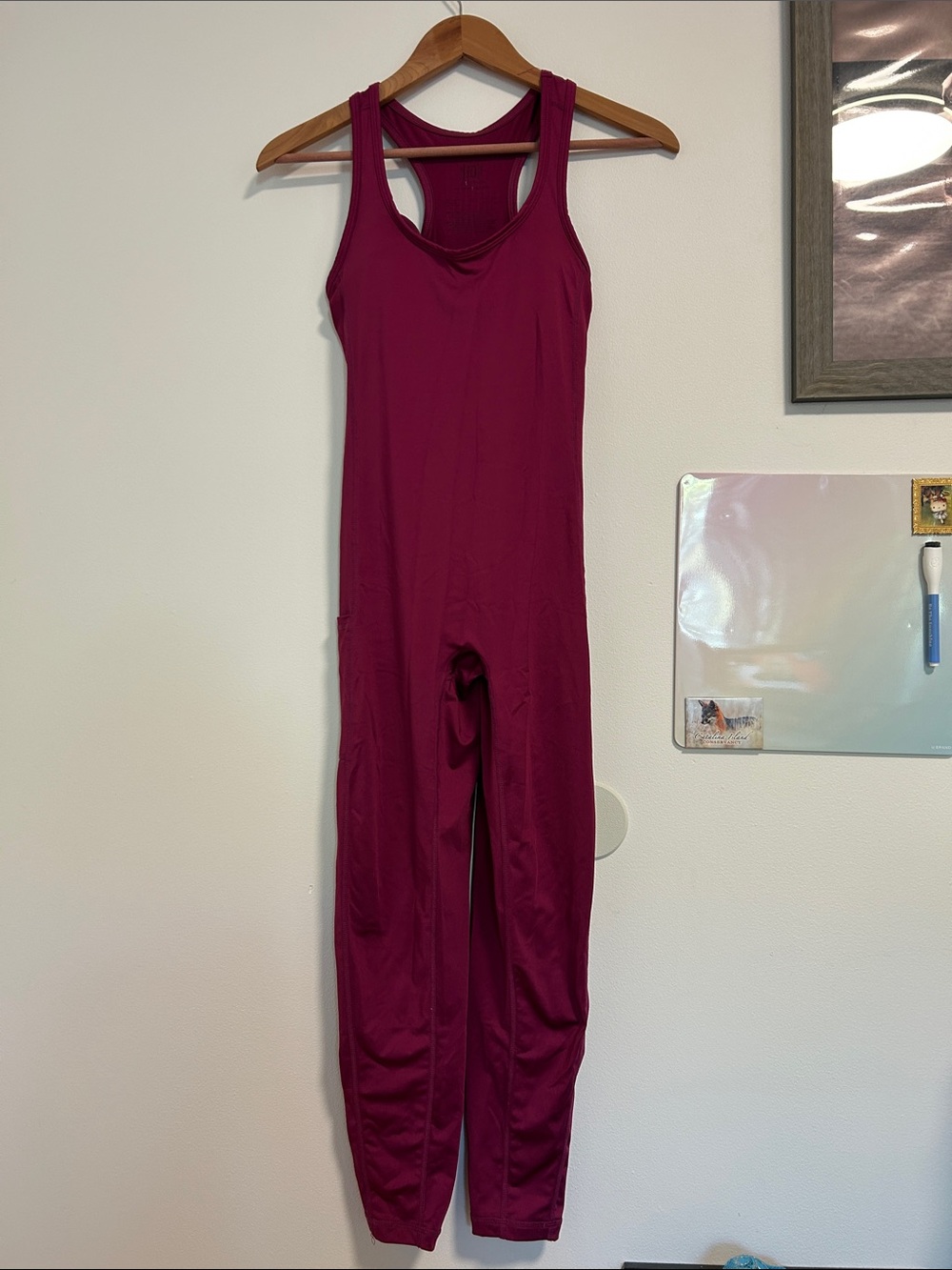 Target Magenta Racerback Jumpsuit XS